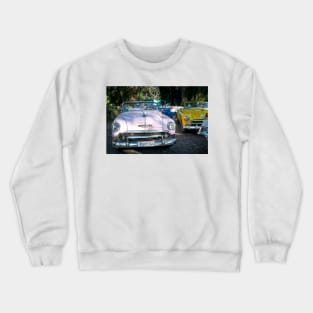 American car from the 50's in Havana, Cuba Crewneck Sweatshirt